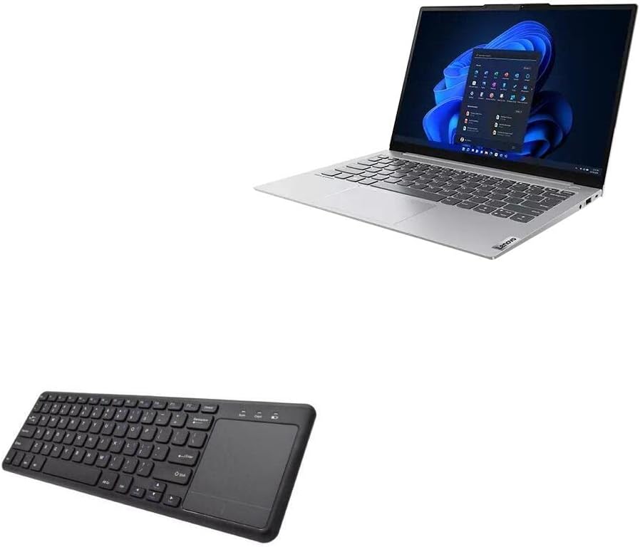 Lenovo ThinkBook 13s (21AR) ile Uyumlu BoxWave Klavye (Boxwave'den Klavye) - Dokunmatik Yüzeyli MediaOne Klavye, USB Tam Boyutlu Klavye