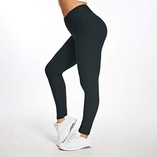 Basysın Egzersiz Tayt Kadınlar için Slim Fit Nefes Yoga Yüksek Belli Popo Kaldırma Karın Kontrol Atletik Joggers Pantolon