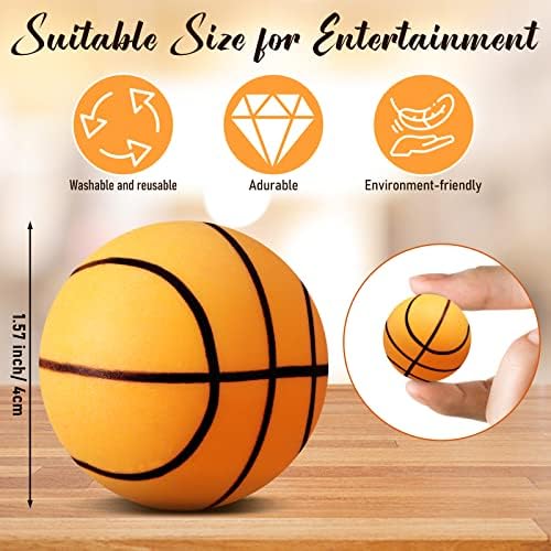 Leıtee 36 Adet Masa Tenisi Topları 40mm Spor Tema Kapalı Açık Hava Oyunları için Parti Dekorasyon El Sanatları (Basketbol, Futbol,