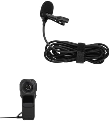 Yaka Mikrofonu Kolay Klipsli Mikrofon, Video Kaydı için Çok Yönlü Küçük Lav Mikrofon, Harici Gürültü İptali, BİR X2/X3 için USB Tip-C