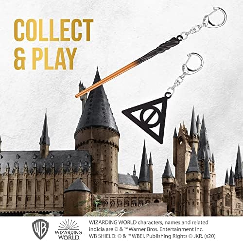 Harry Potter Anahtarlıklar 6 Adet. Set-Minerva McGonagall, Remus Lupin, Neville Longbottom Değnek ve Daha Fazlasını İçerir - Harry