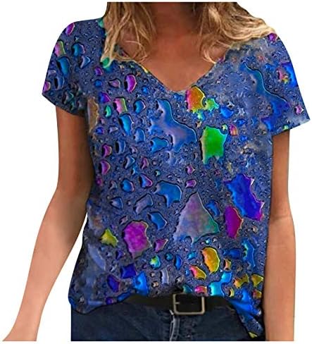 Kadın Bluz Kadın Gömlek Artı Boyutu Günlük Moda Tee Üstleri S T Shirt Kadın
