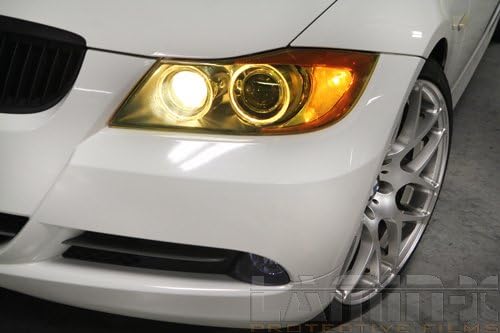 VW GTI için Lamin-x Özel Fit Sarı Far Kapakları (10-14)