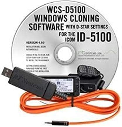 WCSD5100-USB-Data Programlama Kiti Programlama Yazılımı ve Icom ID-5100 için USB-RTS05 Veri Kablosu