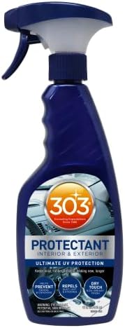 303 Otomotiv Koruyucu-Üstün UV koruması sağlar, solma ve çatlamayı önlemeye yardımcı olur, toz, tüy bırakmayan, 16 oz ve 303 grafen