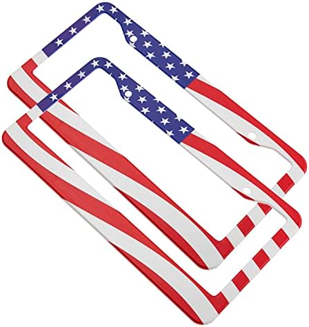 Moda ABD Bayrağı Tasarım Plaka Çerçeveleri, Özel Hava Koşullarına Dayanıklı plaka Kapakları, ABD Evrensel Plaka Tutucular, Ücretsiz