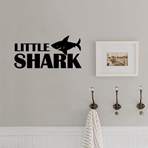 Küçük Köpekbalığı Pencere Sticker, Atasözleri duvar çıkartmaları, PVC Duvar Çıkartmaları, Slogan Çıkartması, DIY duvar sanatı yapışkanı