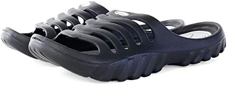 Vertico-Duş Sandaletleri / Kaydıraklı ve Rahat Havuz Kenarı Ayakkabıları - Siyah & Gri