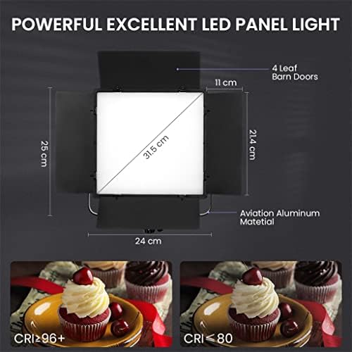 XXXDXDP Dim Bi-Renk RGB LED video aydınlatma kiti 3200-5600 K LED Profesyonel panel lambası Stüdyo Fotoğrafçılığı için Video Çekim