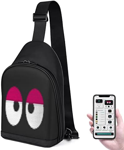 Gelrova LED bel çantası, Tam Renkli Ekran ve Programlanabilir DIY, açıkhava reklamcılığı dizüstü bilgisayar seyahat sırt Çantası