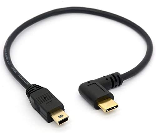 Açı USB Tip C Mikro USB Kablosu, 90 Derece USB-C Erkek Mikro-B Erkek Adaptör Dönüştürücü MacBook Pro, Dizüstü Bilgisayar, Android Cihazlar(Sadece