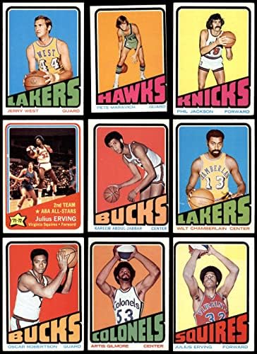 1972-73 Topps Basketbol Komple Seti (Basketbol Seti) VG+