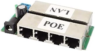 X-DREE 4 Port POE Power Over Ethernet Enjektör IP Kamera Erişim Noktaları Kaynağı (Dahili Ethernet Üzerinden Güç 4 port POE başına