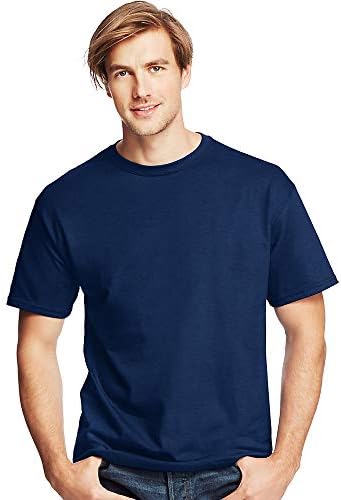 Hanes erkek tişört Paketi, Essential-T Pamuklu Tişört 12'li Paket, Hanes - En İyi Kısa Kollu Tişört, Süper Yumuşak Pamuklu, Çoklu Paket