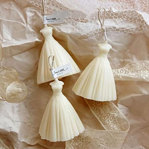 HIDDIT düğün elbisesi Kokulu Mum Romantik Düğün Hediyesi Soya Balmumu Dekoratif Balmumu Stres Giderici Aromaterapi Ev Dekor Ruh Canlandırıcı