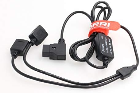 DRRI 14.8 v D-Tap Çift USB Bağlantı Noktası 5v 2A DC Güç Adaptörü Kablosu Sony Kamera / Blackmagic / V Kilidi