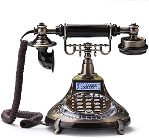 LEPSJGC Vintage Telefon telefone fixo Anahtar Arama Sabit Telefon Antika Ofis Ev Çalışma Odası telefono