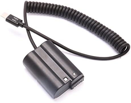 Diarypiece USB kablosu EN-EL15 Sahte Piller Çözme Tipi C USB Dönüştürücü Kablosu, yüksek Verimlilik için Z5/6 / 7 II D750Camera