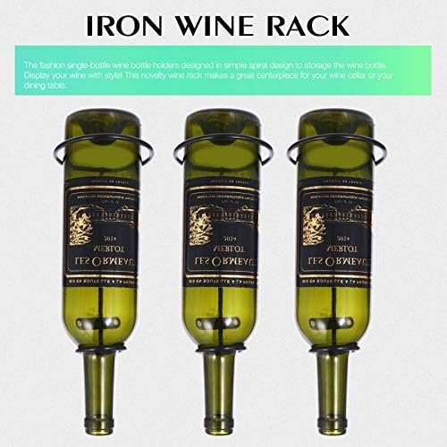 Cabilock Makrome Raf Duvar Asılı 6 adet Duvara Monte şarap şişesi Rafları Demir şarap şişesi teşhir tutucu Raf Asılı Şarap Organizatör