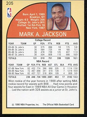 Mark Jackson (Basketbol Kartı) 1990-91 NBA Çemberleri - [Temel] 205