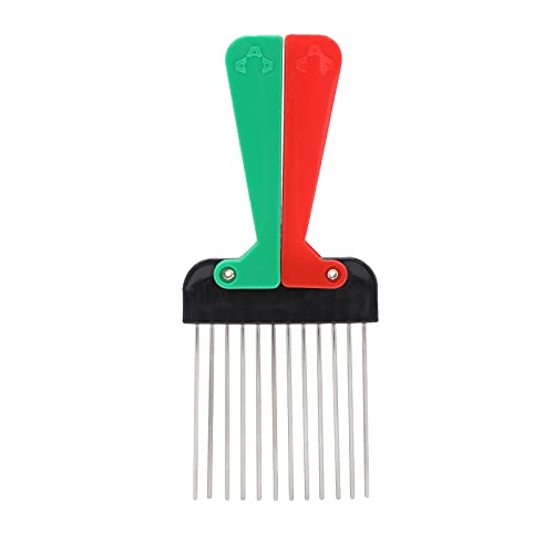 Afro Saç Tarağı, Afro Tarak Plastik Saç Çekme Tarağı Geniş Diş Tarağı Kıvırcık Saçlar için Dolaşık Açıcı Saç Tarağı ıslak kuru Saçlar,
