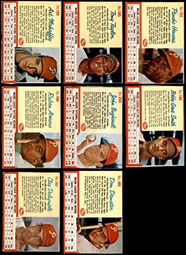 1962 Tahıl Sonrası Philadelphia Phillies Takım Seti Philadelphia Phillies (Set) VG / ESKİ Phillies