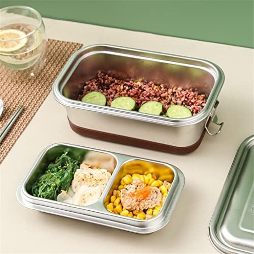 Bento yemek kutusu Kutusu Paslanmaz çelik konteyner Ofis çatal bıçak takımı Taşınabilir çatal bıçak takımı mutfak çatal salata yemek