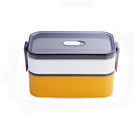 PDGJG Bento Kutusu yemek kabı Mikrodalga salata kutusu bento yemek kutusu Kutusu Ofis Çalışanı Bento Kutusu Mutfak Malzemeleri (Renk: