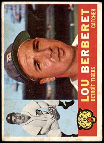 1960 Topps 6 Lou Berberet Detroit Kaplanları (Beyzbol Kartı) İYİ Kaplanlar