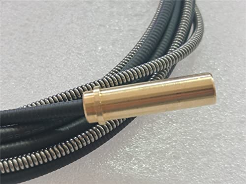 CHNsalescom Mıg Kaynak Astarı Kempı Kaynakçı MIG Tabancası Astarı Çelik Bağlantı Uzunluğu 35mm (1.2-1.4-1.6-2.0 mm, 3 Metre)
