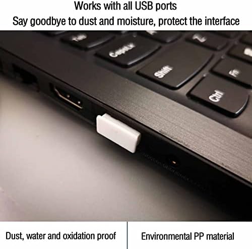 10 ADET USB Bağlantı Noktası Kapağı,USB Tip A Dişi Anti Toz Kapağı Fişleri Koruyucu Tıpa Kapağı,PC Bilgisayar Dizüstü Yönlendirici