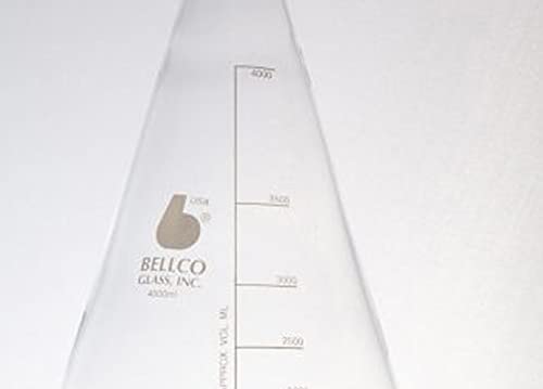 Bellco Cam 2530-04000 Medya Depolama ve Dağıtım Şişesi, Dereceli (3'lü Paket)