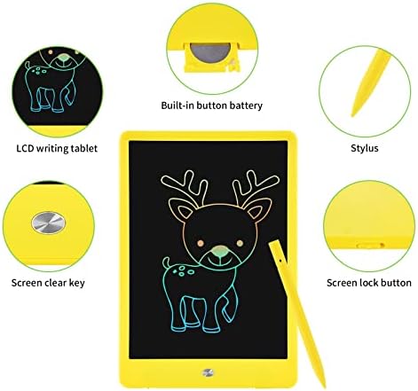 LCD yazma tableti Doodle Kurulu, PİNKCAT 10 İnç renkli çizim tableti yazma pedi, Elektronik Grafik çizim tableti Çocuklar için, Oyuncaklar