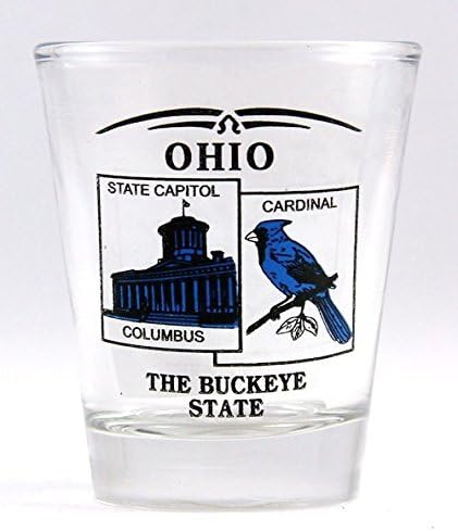 Ohio Eyalet Manzarası Mavi Yeni Atış Camı