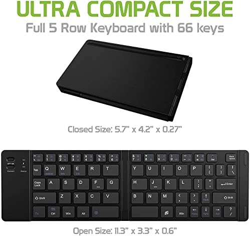 Cep Telefonu ile çalışır Ultra İnce Katlanır Kablosuz Bluetooth Klavye Acer Liquid Z4 ile Uyumlu Telefon Tutucu Standlı-Şarj Edilebilir