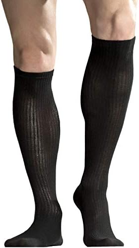+ MD Pamuk varis çorabı Kadınlar ve Erkekler için Sirkülasyon 6 Pairs 8-15mmHg Diz Yüksek Destek Çorap Nem Esneklik Atletik Koşu Bisiklet