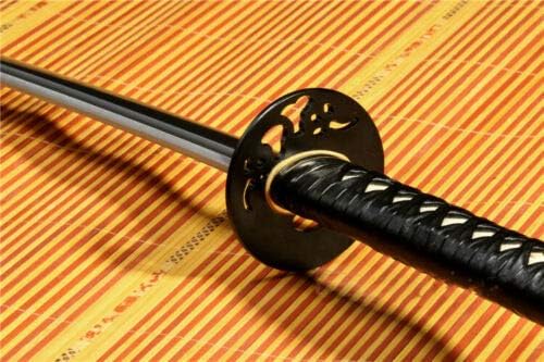 PJXC El Yapımı Katlanmış Çelik Killi Temperli Japon samuray Kılıcı Katana Keskin Bıçak