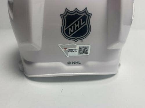 Kirby Dach İmzalı Blackhawks Hokey Mini Kask Fanatikleri B093696-İmzalı NHL Kaskları ve Maskeleri