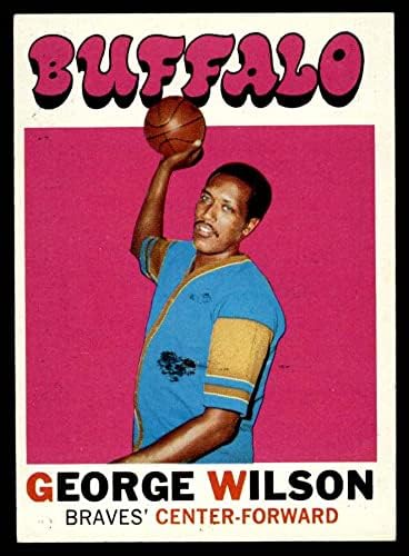 1971 Topps 26 George Wilson Buffalo Braves-BskB (Basketbol Kartı) ESKİ/MT Braves-BskB Cincinnati
