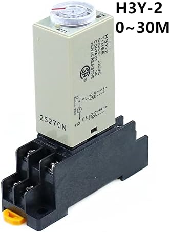 IENYU H3Y-2 0-30 M Güç Zaman geciktirme rölesi Zamanlayıcı DPDT 8 Pins Voltaj: 220 v 110 V 24 V 12 V (Boyut: AC220V)