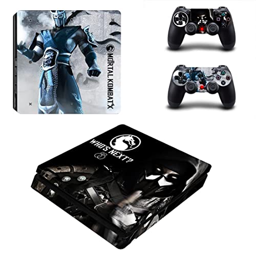 Oyun Mortal En Iyi Ninja Kombat PS4 veya PS5 Cilt Sticker PlayStation 4 veya 5 Konsolu ve 2 Kontrolörleri Çıkartması Vinil V6277