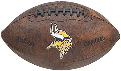 NFL Minnesota Vikings Renkli Logo Mini Futbol, 9 inç