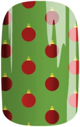 Yaramaz VEYA Güzel-Reçelli Jel Şeritler-Kırmızı ve Yeşil Noel Tatili Tırnakları