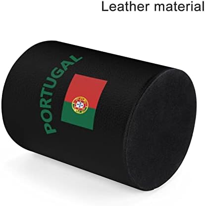 Portekiz Bayrağı PU deri kalem sahipleri yuvarlak kalem Kupası konteyner desen masa düzenleyici Ofis Ev İçin