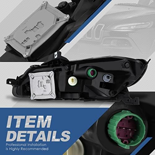 Oto Hanedanı 4 Adet Fabrika Tarzı Projektör Farlar ve LED DRL Sinyal Lambaları Jeep Cherokee 2014-2018 ile uyumlu, sürücü ve Yolcu