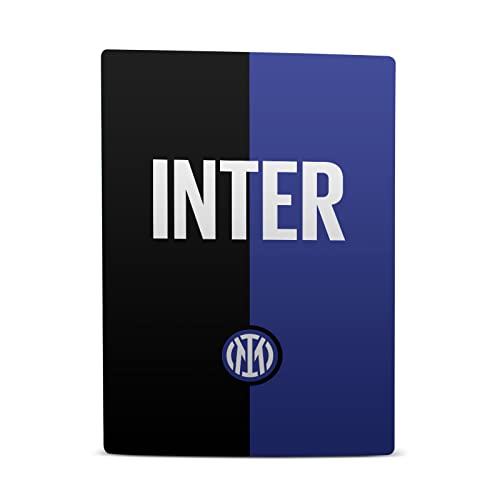 Kafa Kasa Tasarımları Resmi Lisanslı Inter Milan Inter Milano Logo Rozeti Vinil Ön Kapak Oyun Cilt Çıkartması Sony PlayStation 5 PS5