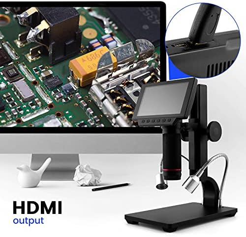 Andonstar ADSM302 1080P HDMI Taşınabilir USB Dijital Mikroskop Ayarlamak Ekran Lehimleme ve Telefon Tamir