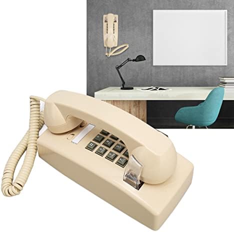 Retro Duvara Monte Telefon, Ses Kontrollü Su Geçirmez Klasik Sabit Telefonlar Duvara Montaj, Ev Ofis Oturma Odası Okulu için Dekoratif