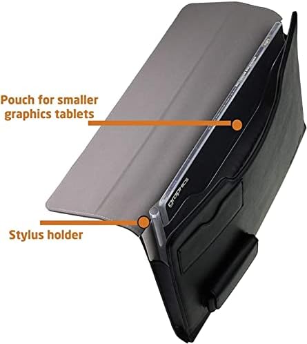 Broonel Deri Grafik Tablet Folio Kılıf-GAOMON S630 Grafik Tablet ile Uyumlu