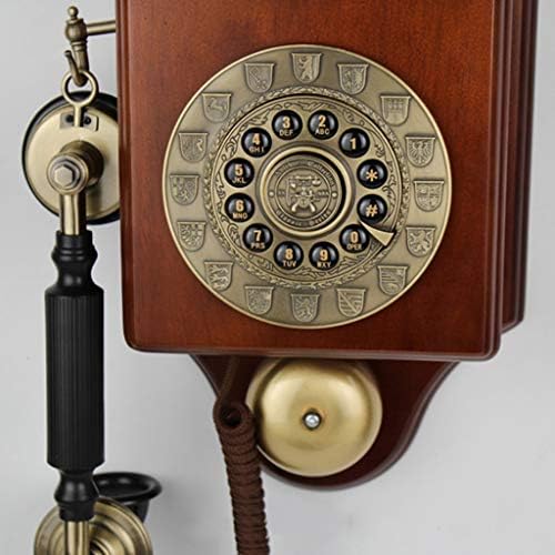 Telefon Retro Döner Telefon Antika Kablolu Continental Telefon telefon süsü Ev Dekorasyon